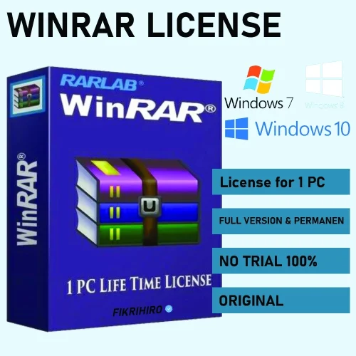 a19b828c39c673ad2ef1065b6a6f2254 License Winrar Terbaru 32bit & 64bit 2023 Lifetime Bisa Update